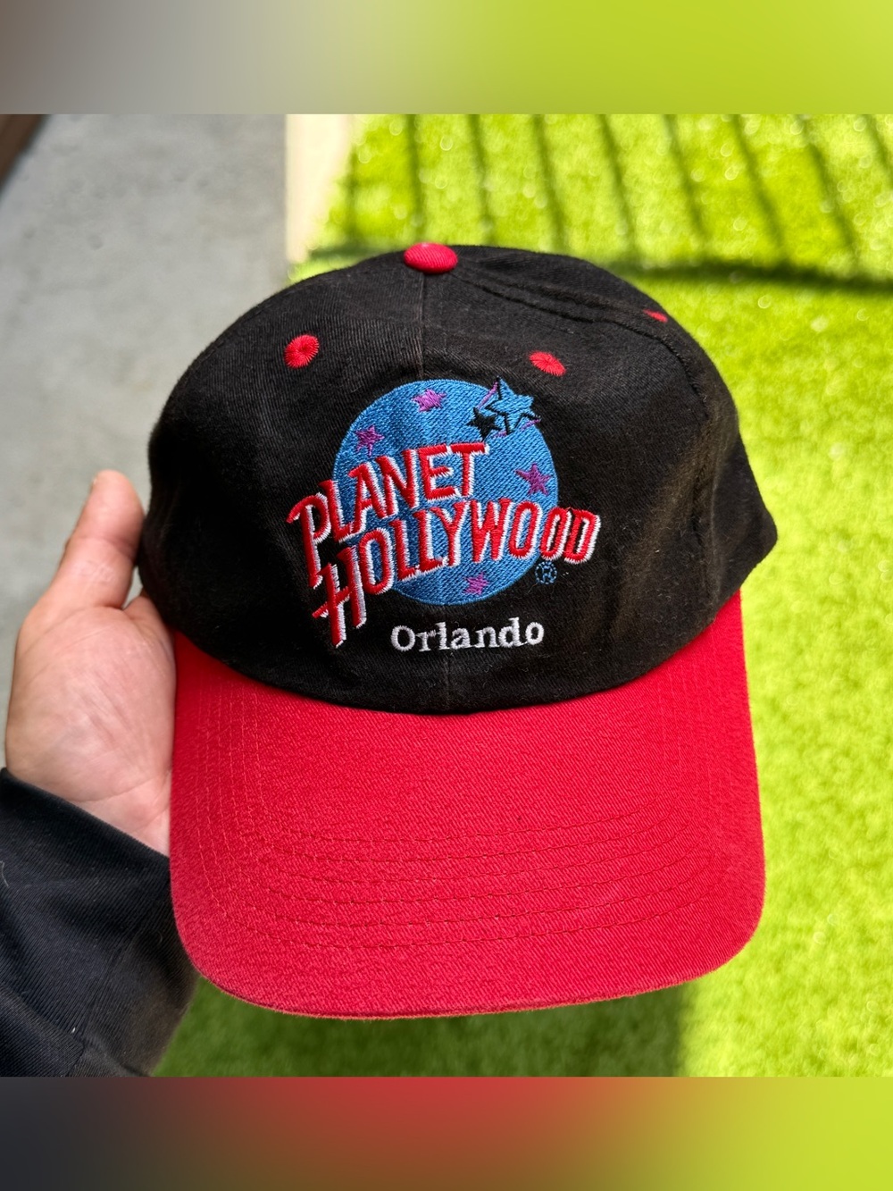 Planet Hollywood Orlando Black & Red Baseball Cap